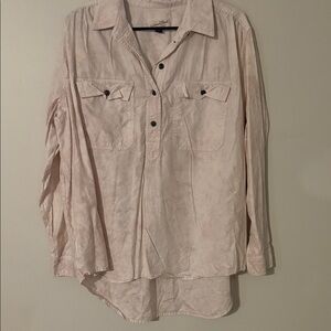 Light Pink Button-Up Shirt